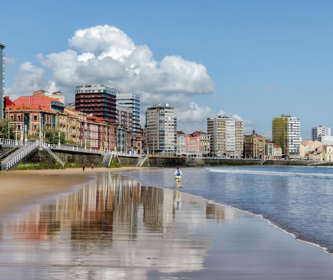 Mar Al Mar - Estupendo Piso A Un Paso De La Playa - Vut-2088-As Daire Gijón Dış mekan fotoğraf